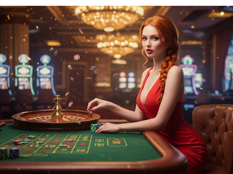 A striking scene of a thoughtful gambler, symbolizing inspiration at the www pagcor portal casino floor.