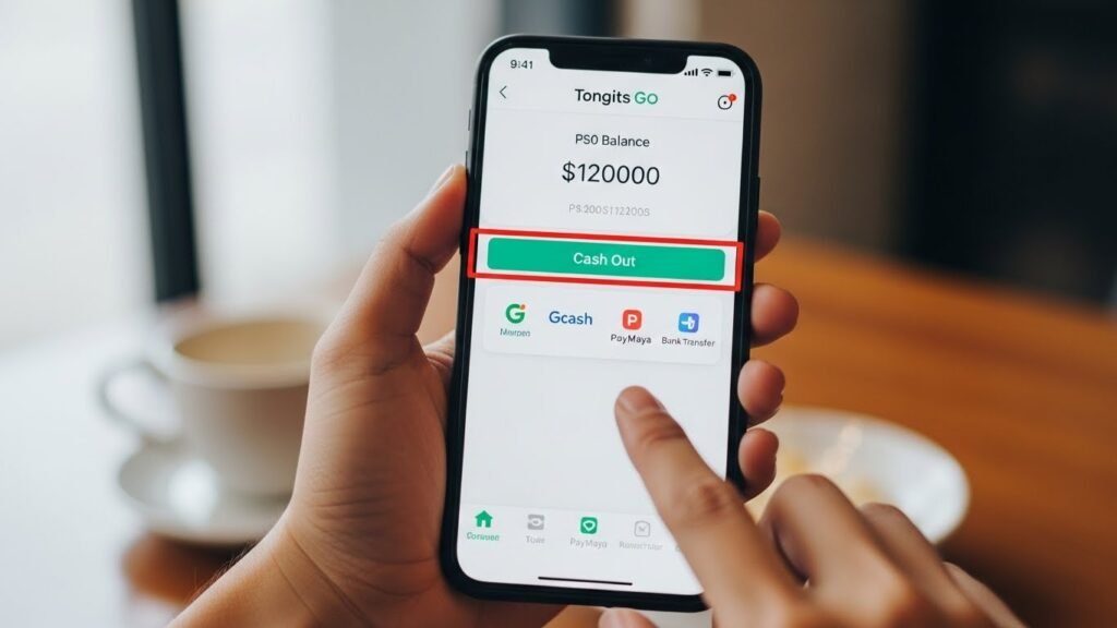 how to cash out tongits go