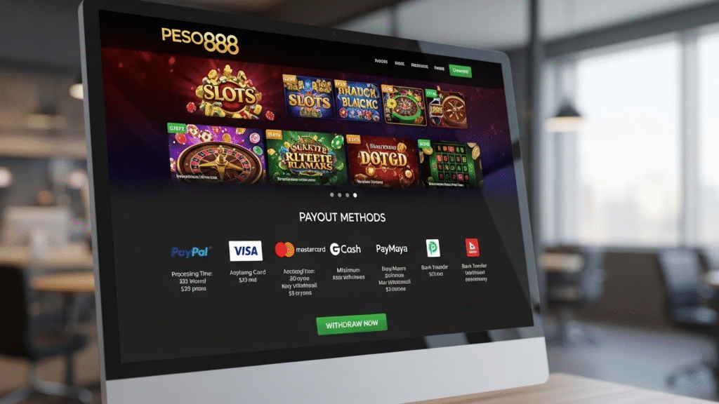 peso 888 payout methods