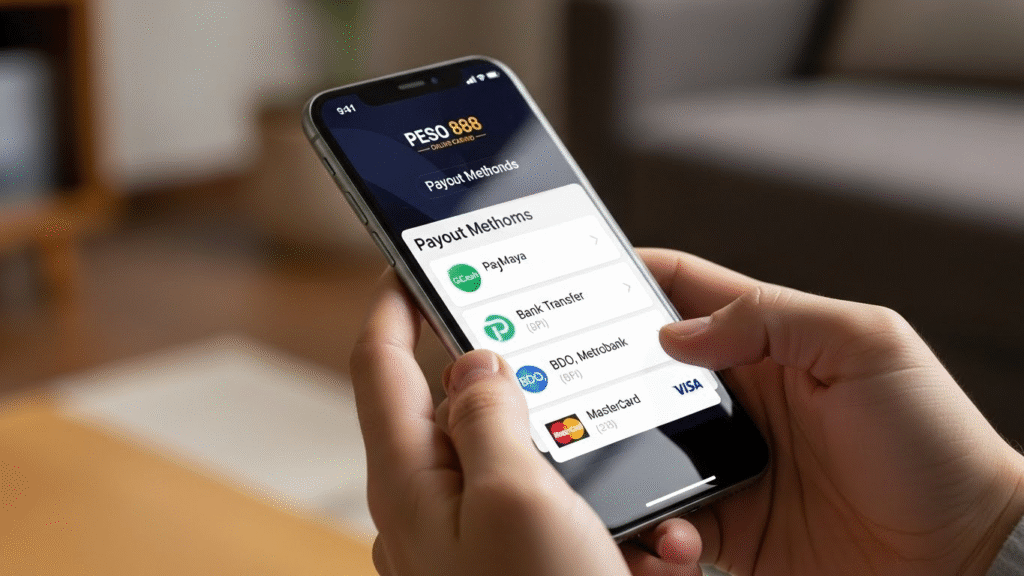 peso 888 payout methods