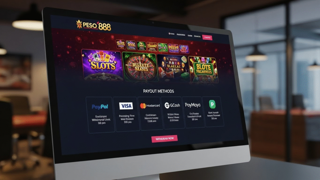 peso 888 payout methods