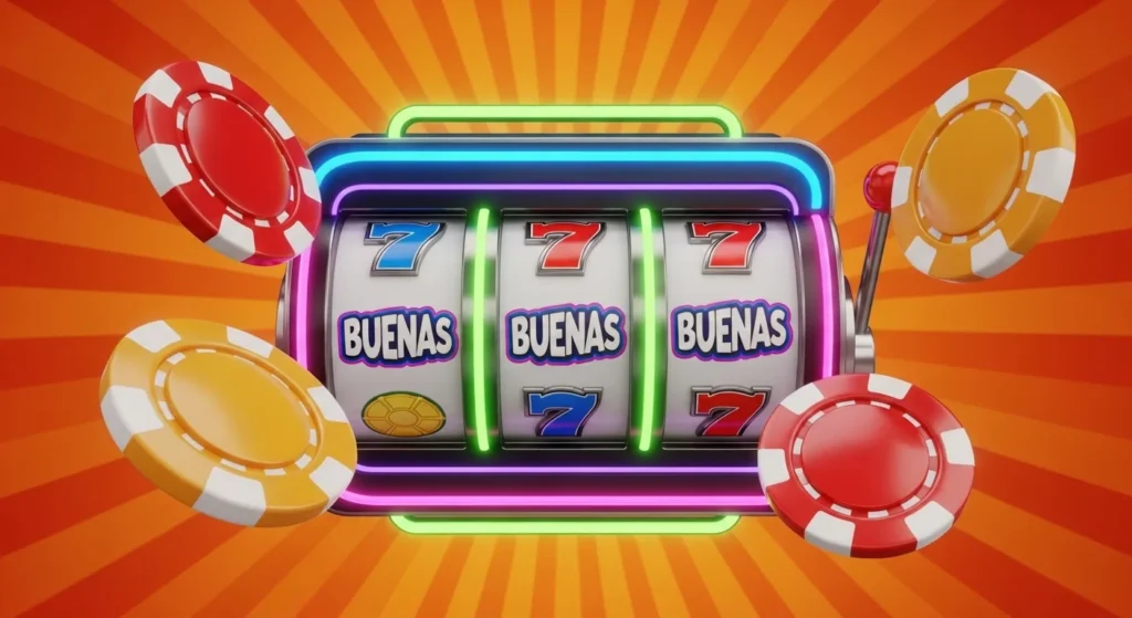 Vibrant 3D slot machine featuring free spins and big wins at Buenas Ph online casino