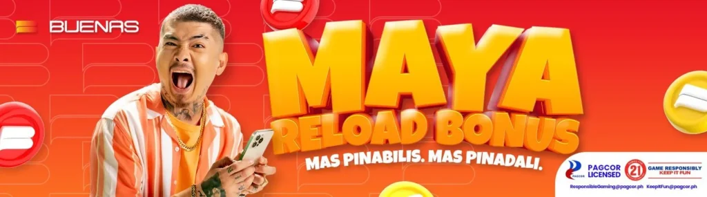 About us ng Buenas PH – Maya reload bonus para sa mas pinabilis at mas pinadaling online casino deposits.